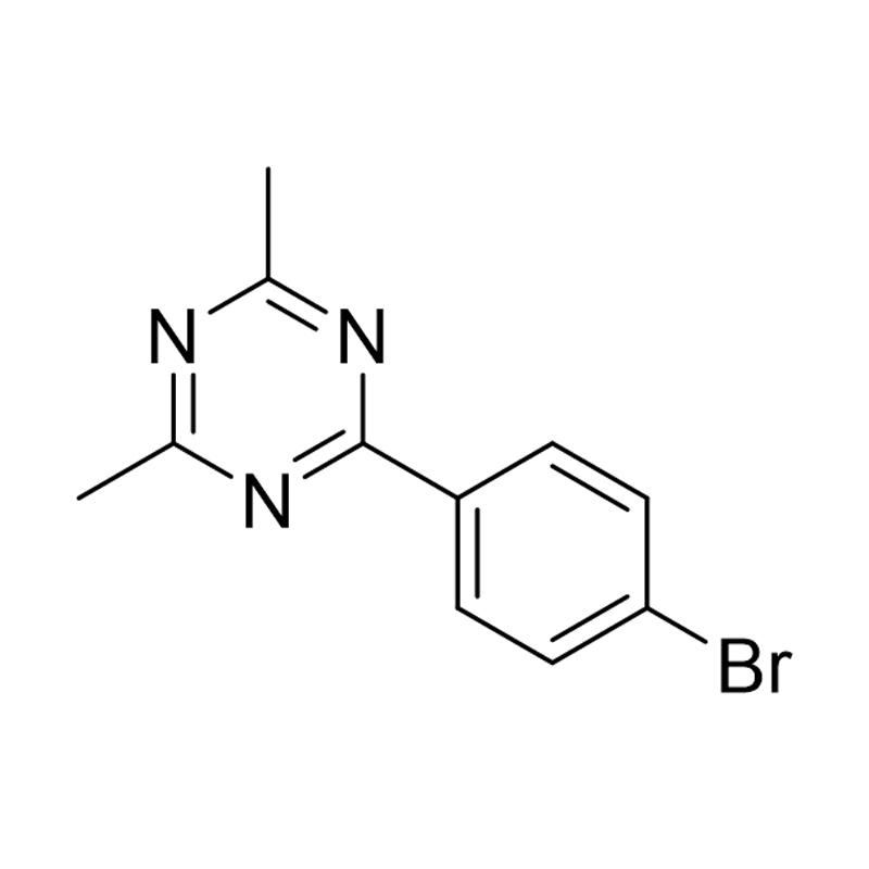 2-(4-bromophényl)-4,6-diméthyl-1,3,5-triazine
