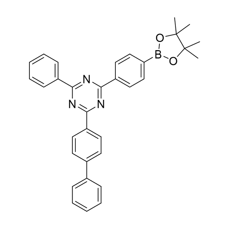 2-([1,1'-biphényl]-4-yl)-4-phényl-6-(4-(4,4,5,5-tétraméthyl-1,3,2-dioxaborolan-2-yl)phényle )-1,3,5-triazine