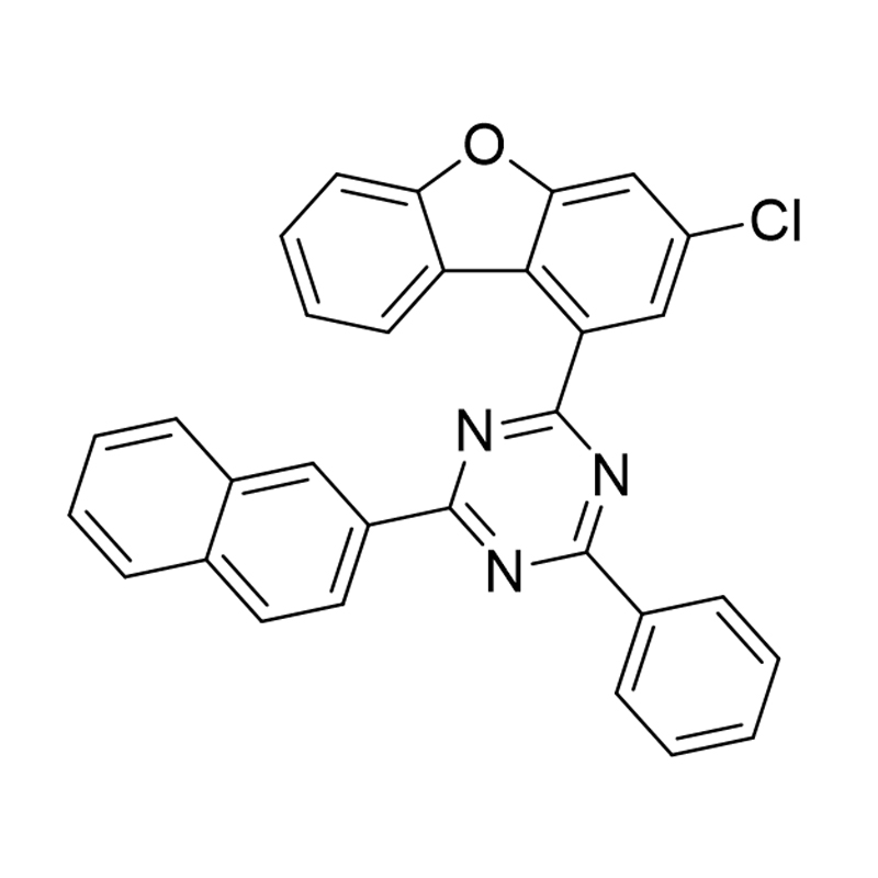 1,3,5-Triazine, 2-(3-chloro-1-dibenzofuranyl)-4-(2-naphtalényl)-6-phényl-