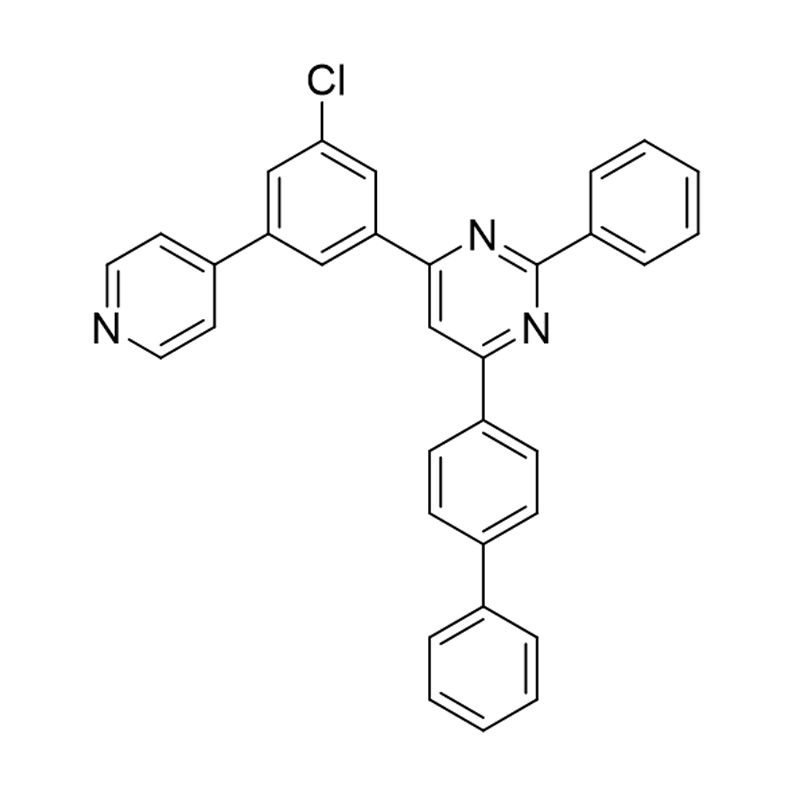 4-[[1,1'-biphényl]-4-yl)-6-(3-chloro-5-(pyridin-4-yl)phényl)-2-phénylpyrimidine